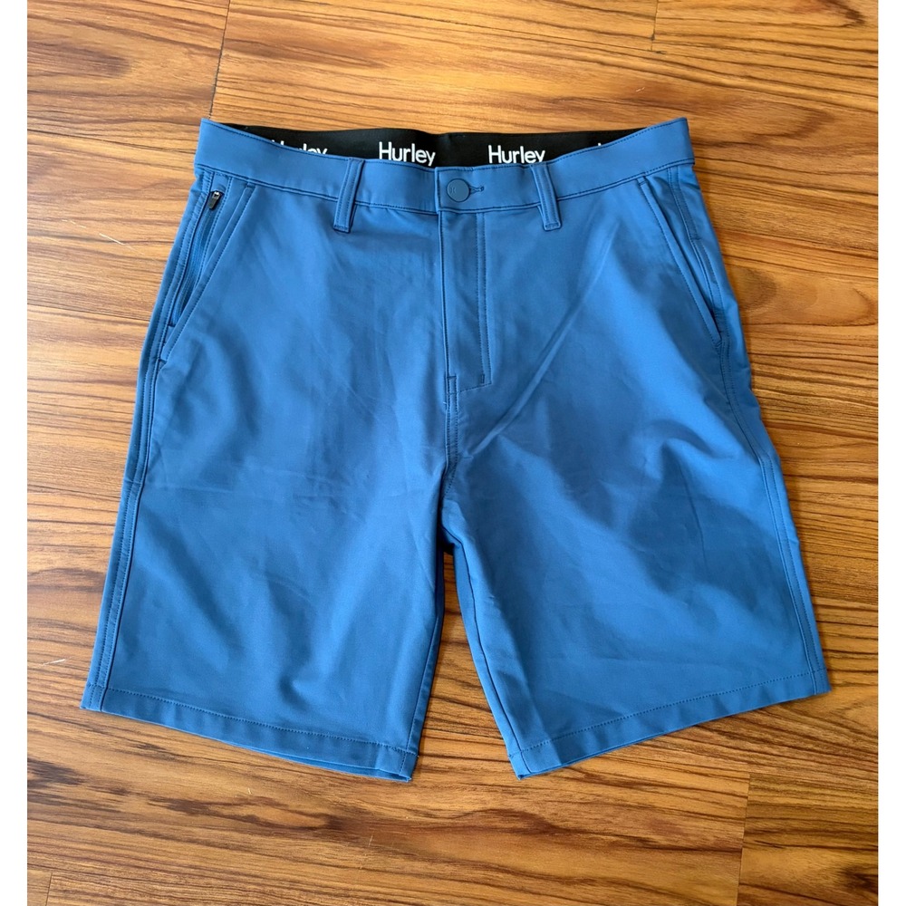 Hurley H2O-Dri 2 Way Stretch Shorts  navy blue sz 32